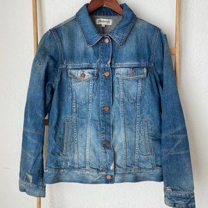Madewell Distressed Denim Jacket